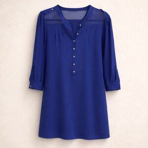 BEBE ROYAL BLUE TUNIC DRESS